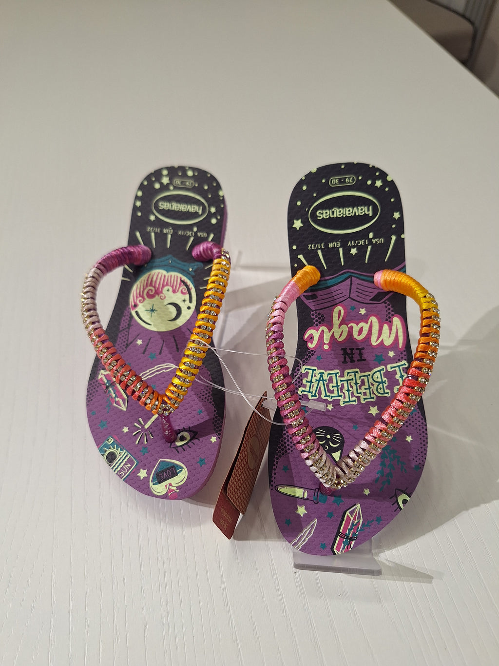 Chanclas infantiles Strass Fashion Purple