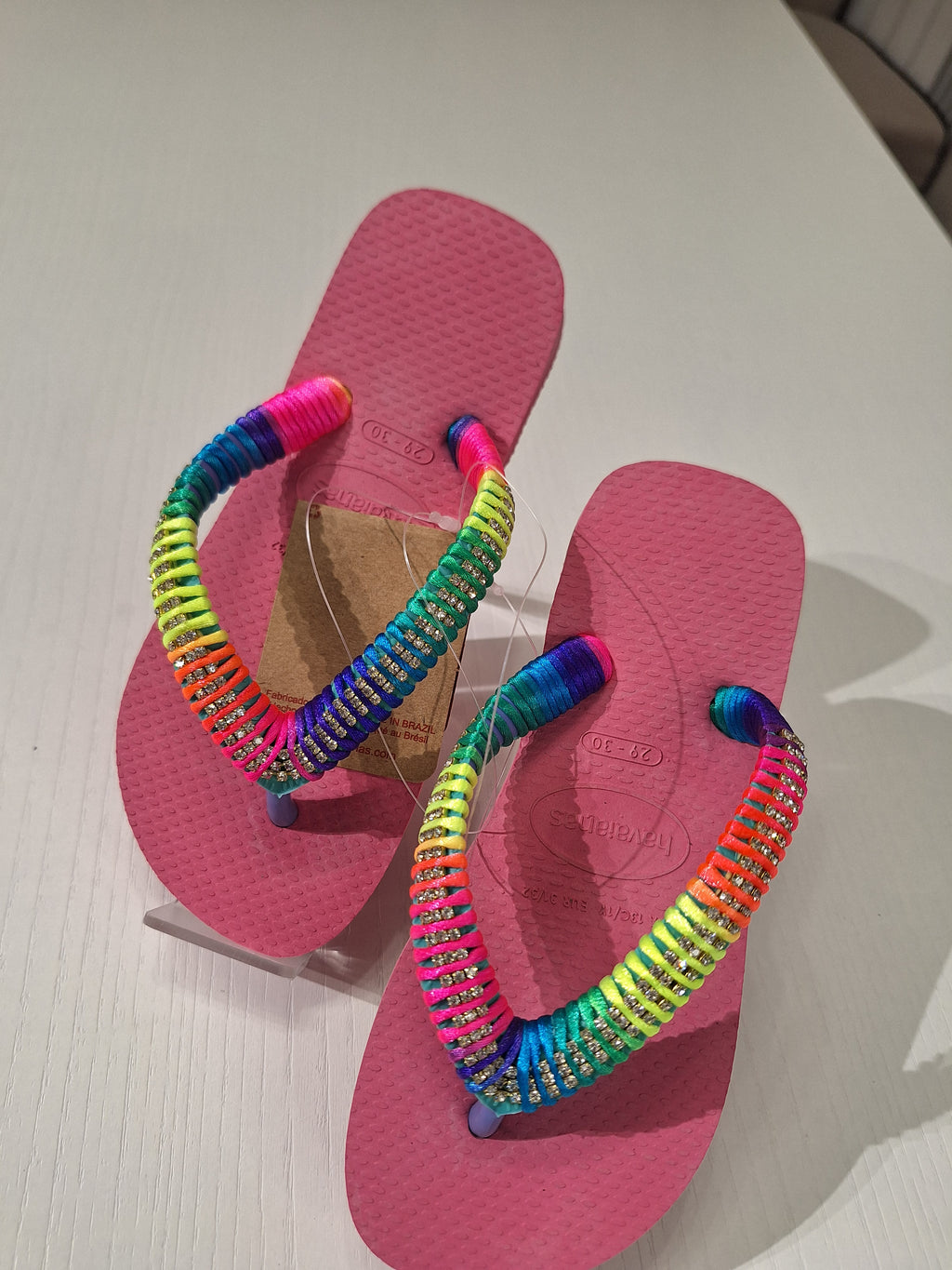 Chanclas infantiles Strass Ciber Pink