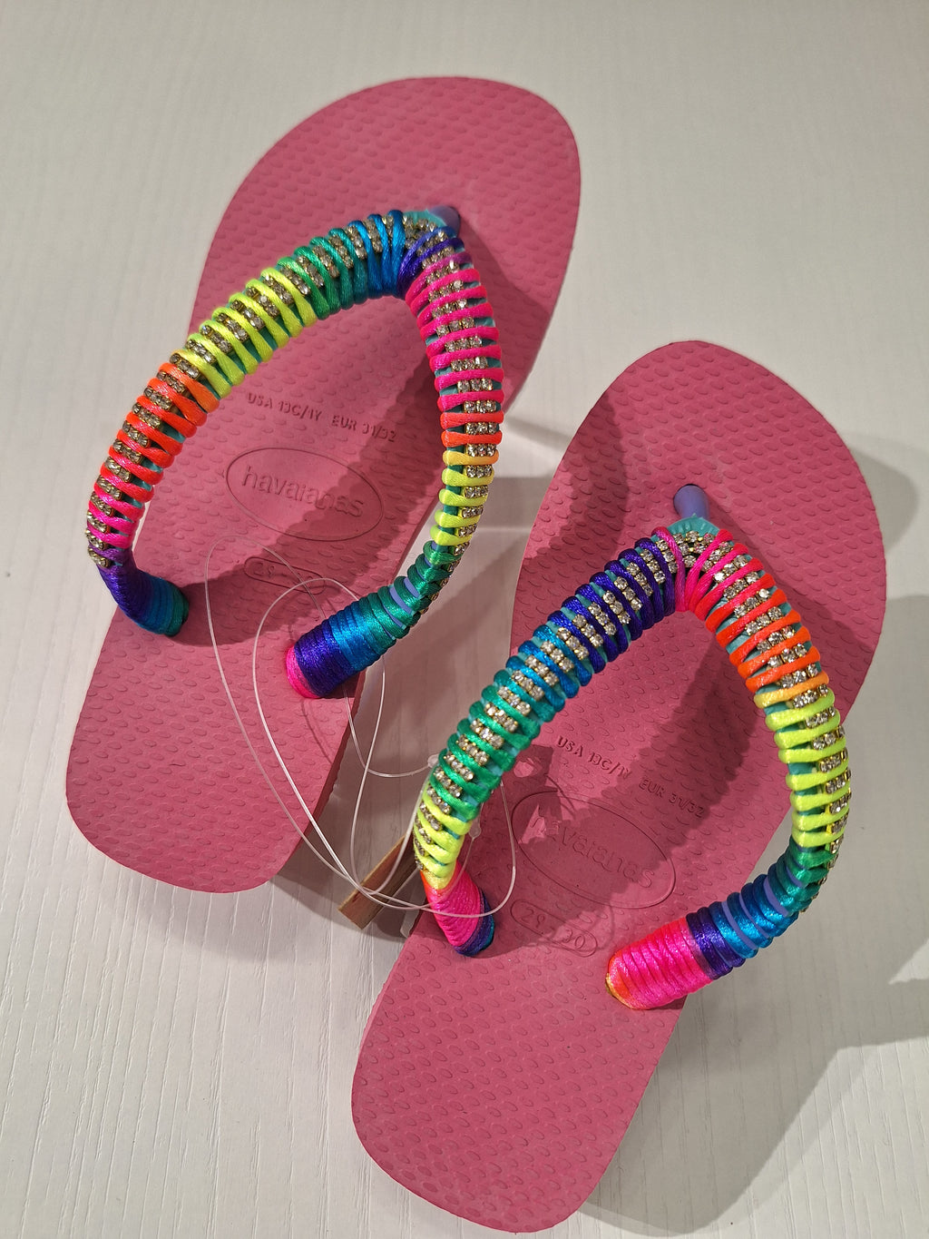 Chanclas infantiles Strass Ciber Pink