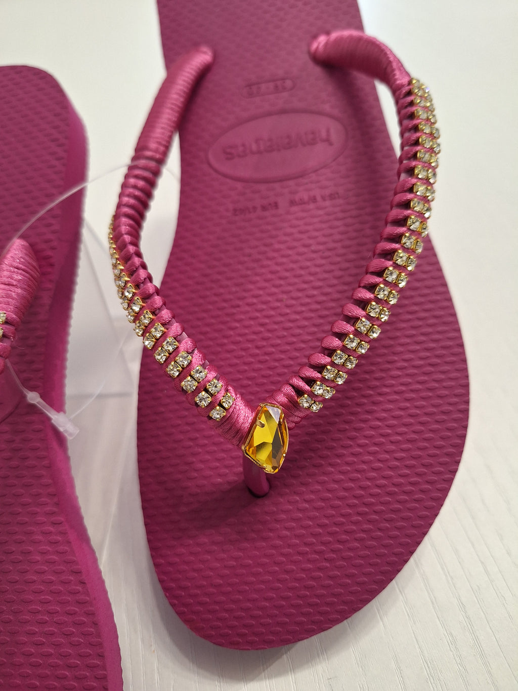 Chanclas Strass y Fancy Stone Swarovski