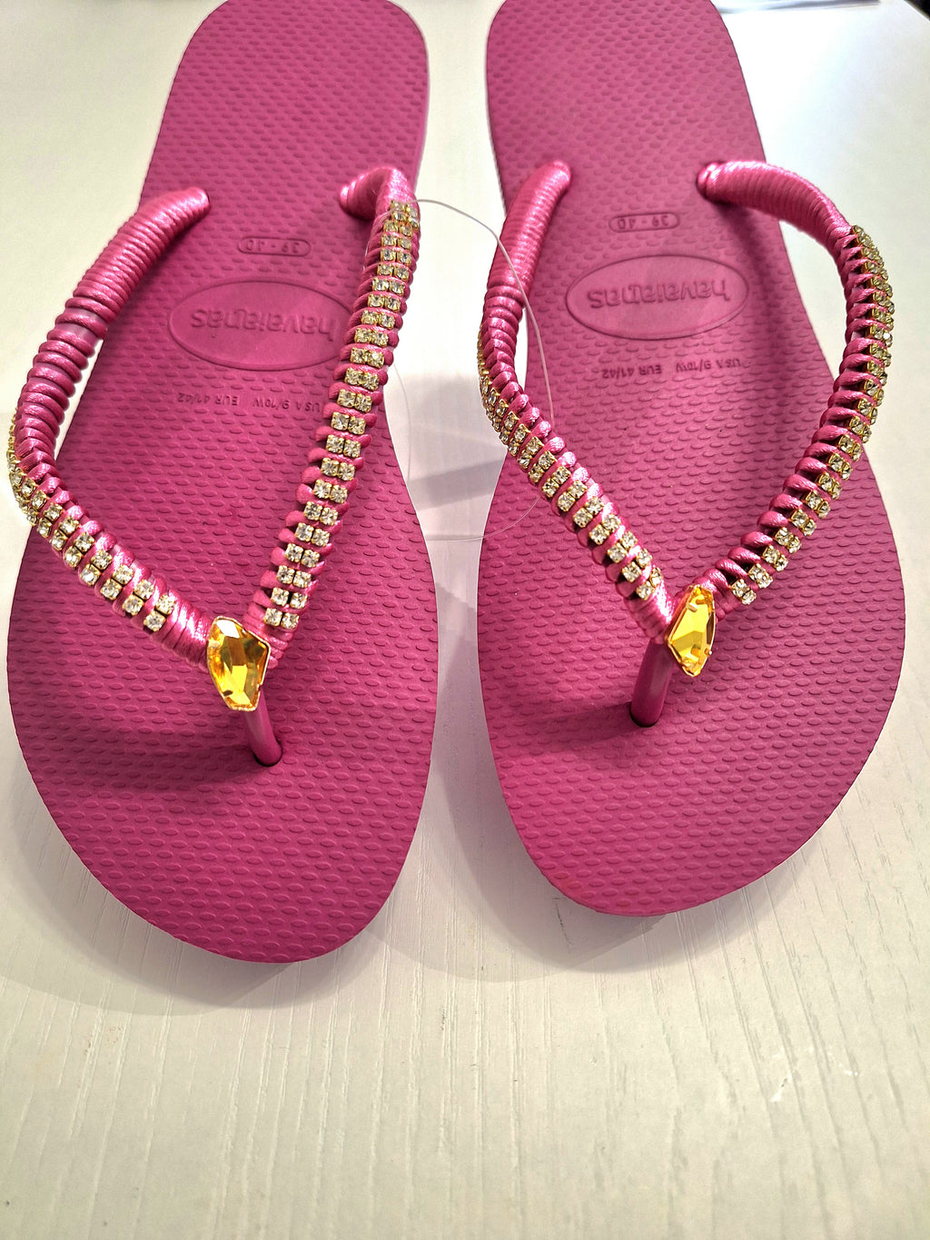 Chanclas Strass y Fancy Stone Swarovski