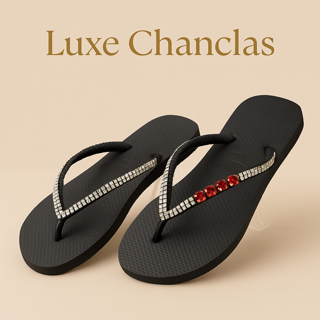 Chanclas Fancy Stone y Strass Swarovski 37-38