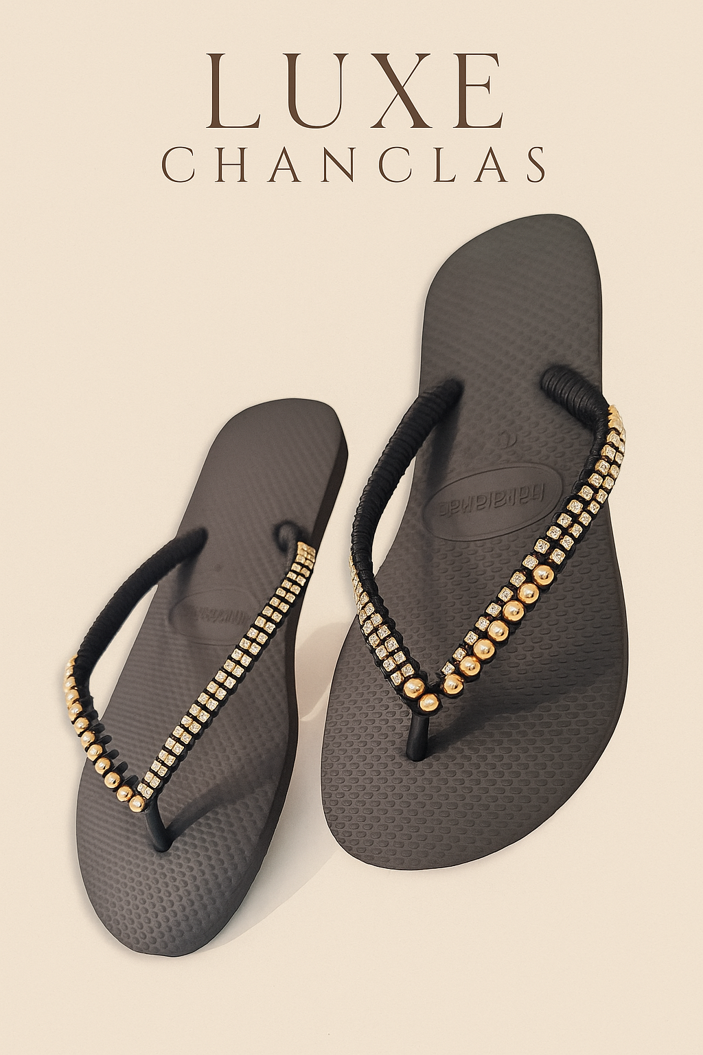 Chanclas Strass y Perlas Swarovski 37-38