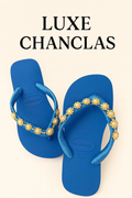 Chanclas Strass y Cinta de Perlas
